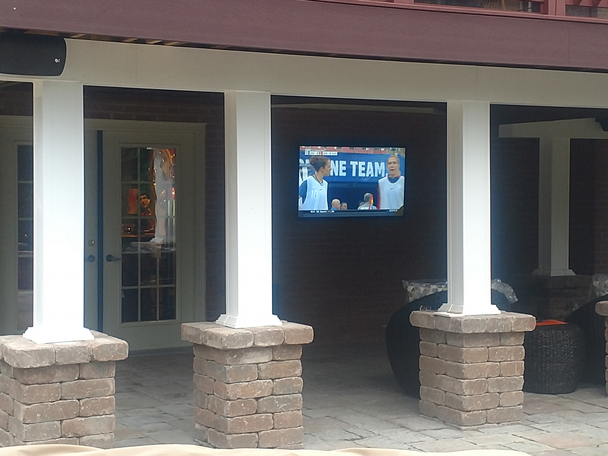 Outdoor TV Installed by Cinemagic Home Theater